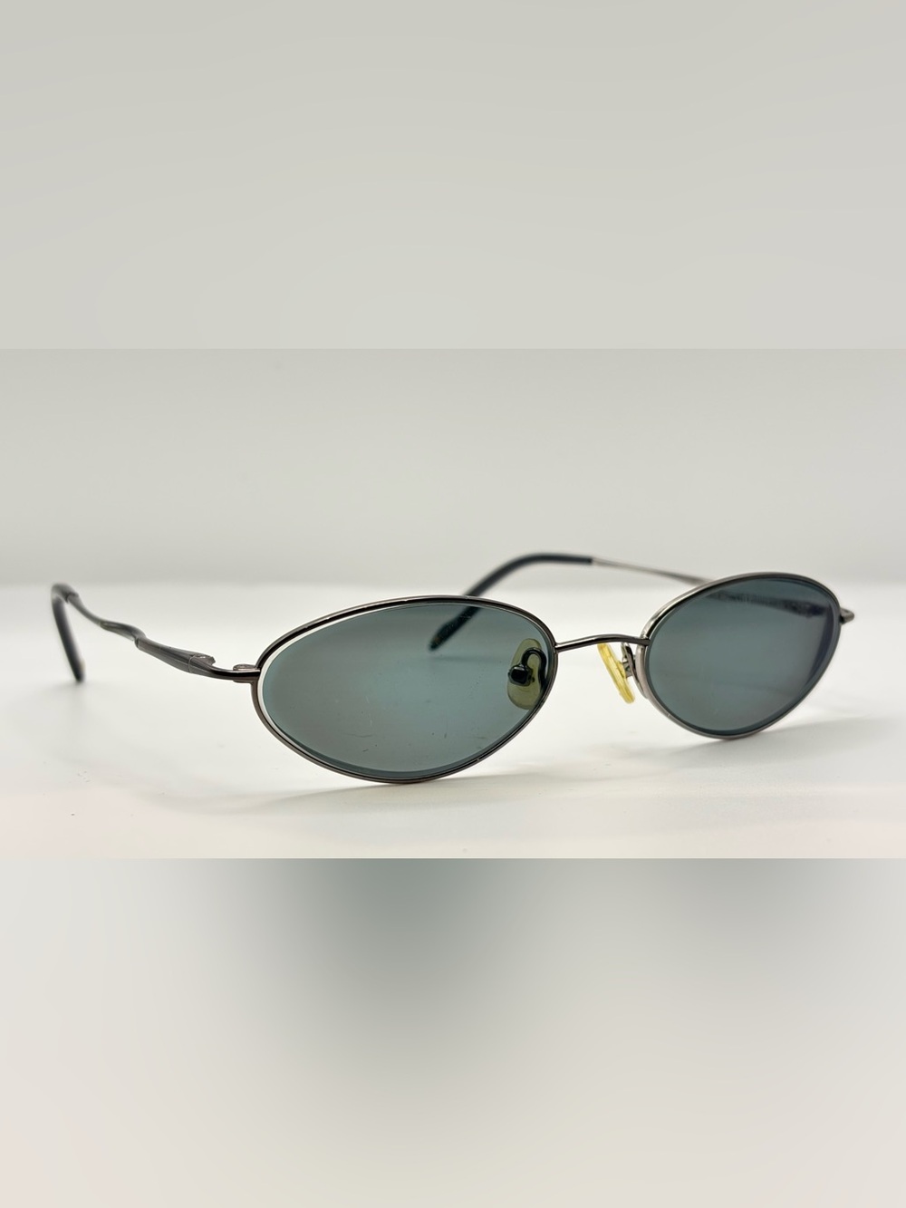 Liz Claiborne L244 Brown Oval Metal Sunglasses Frames Only